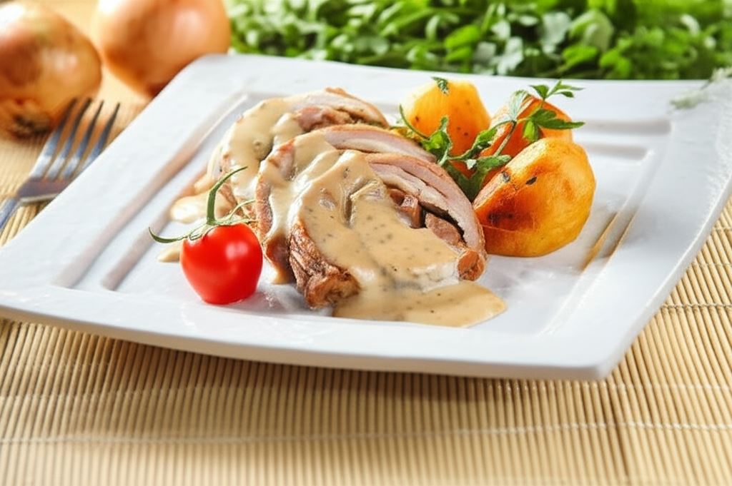 Pieczona karkówka wieprzowa