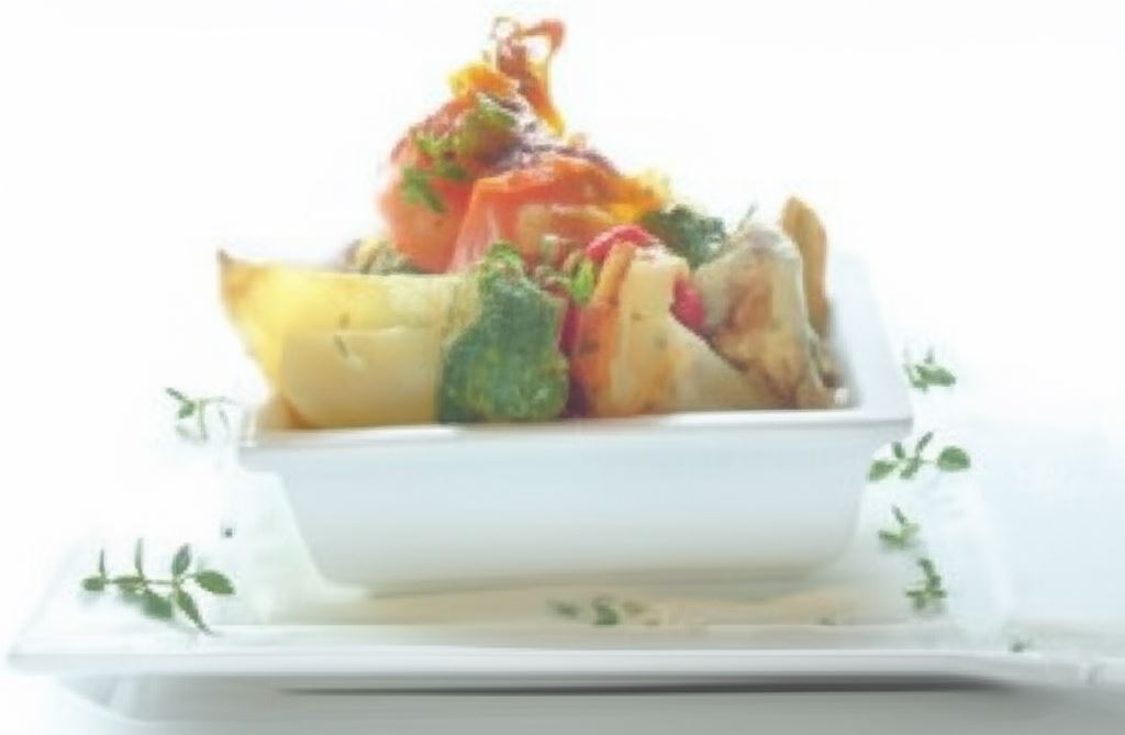 Pieczony serowy mix warzyw