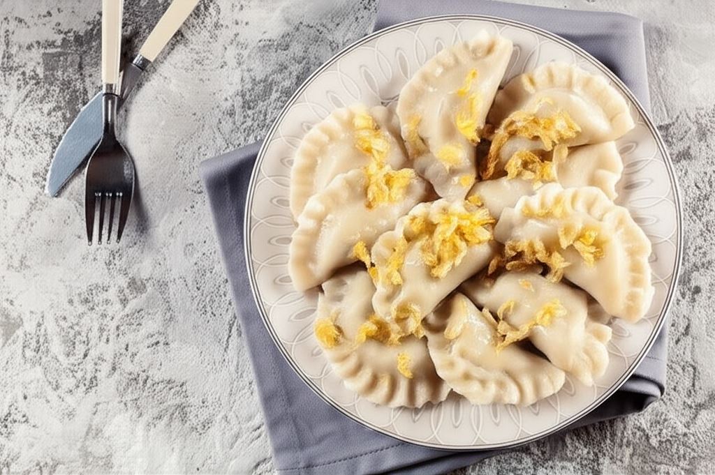 Pierogi z dorszem