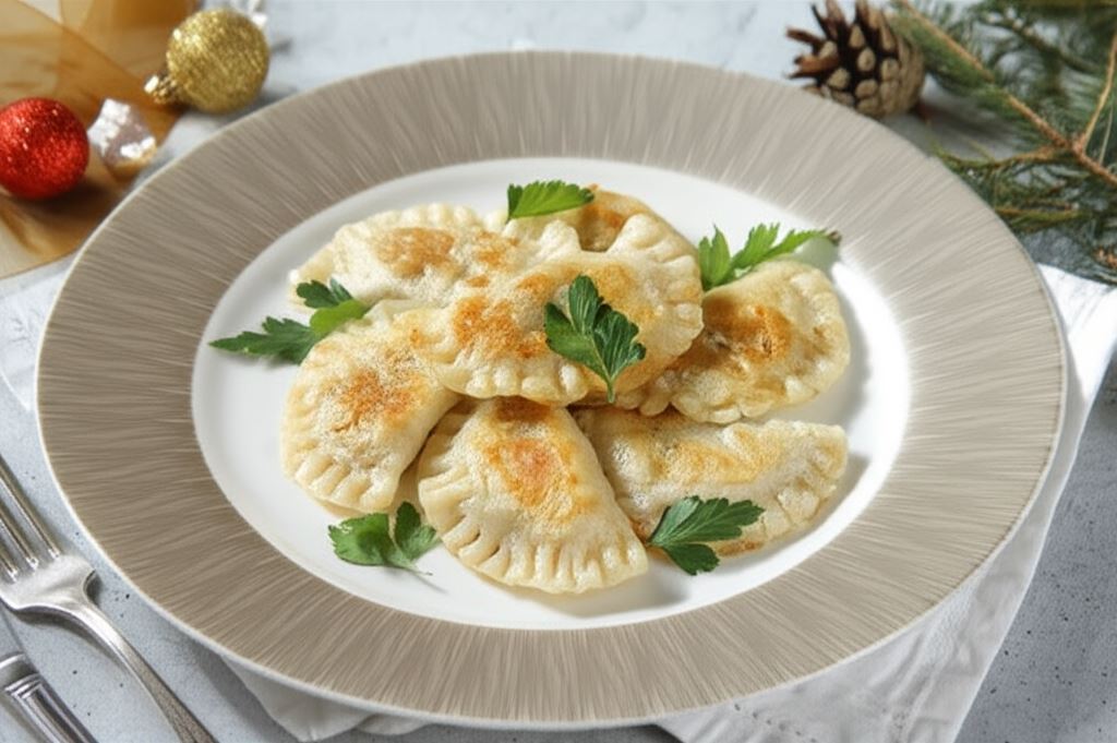 Pierogi z kapustą i grzybami
