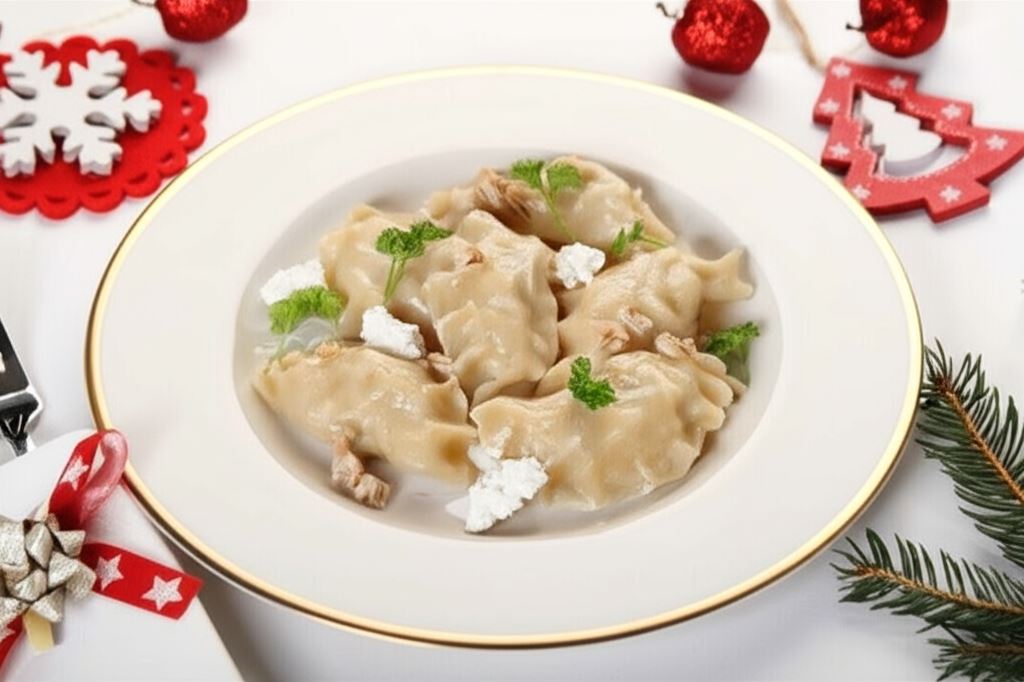 Pierogi z kaszą jęczmienną i serem