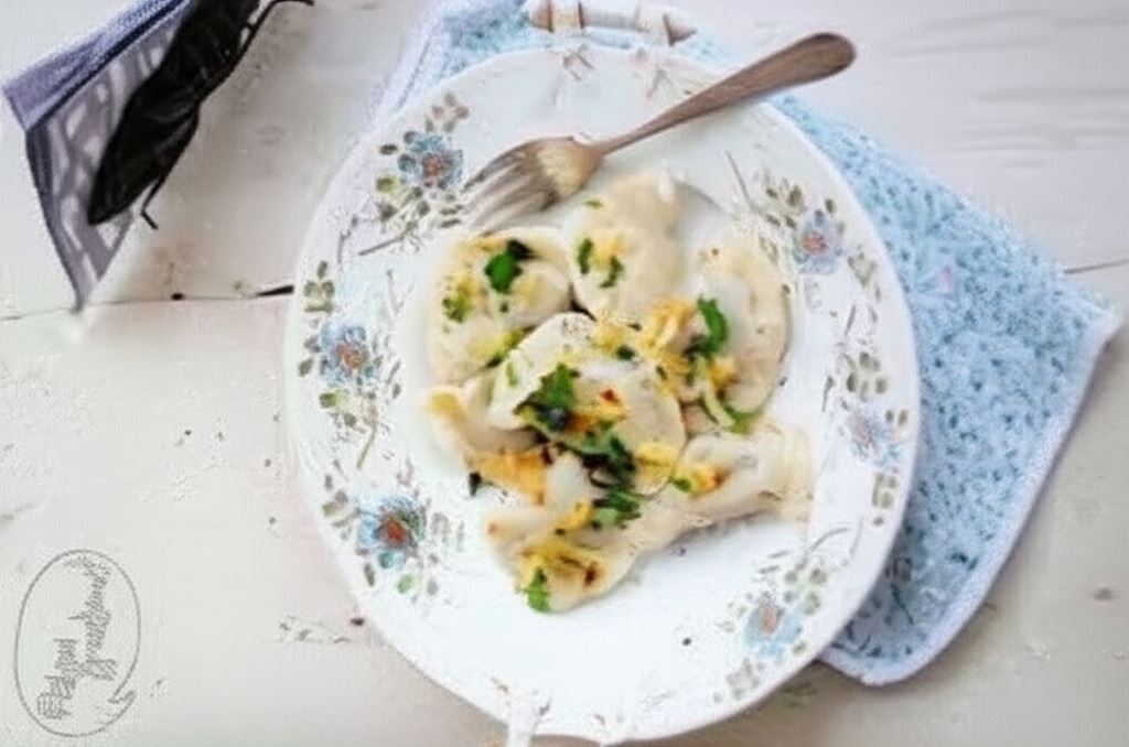 Pierogi z pieczarkami