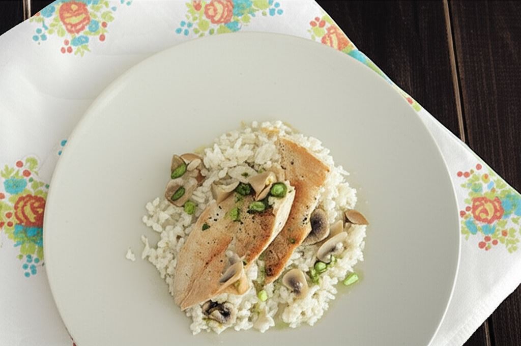 Pierś z kurczaka w sosie carbonara