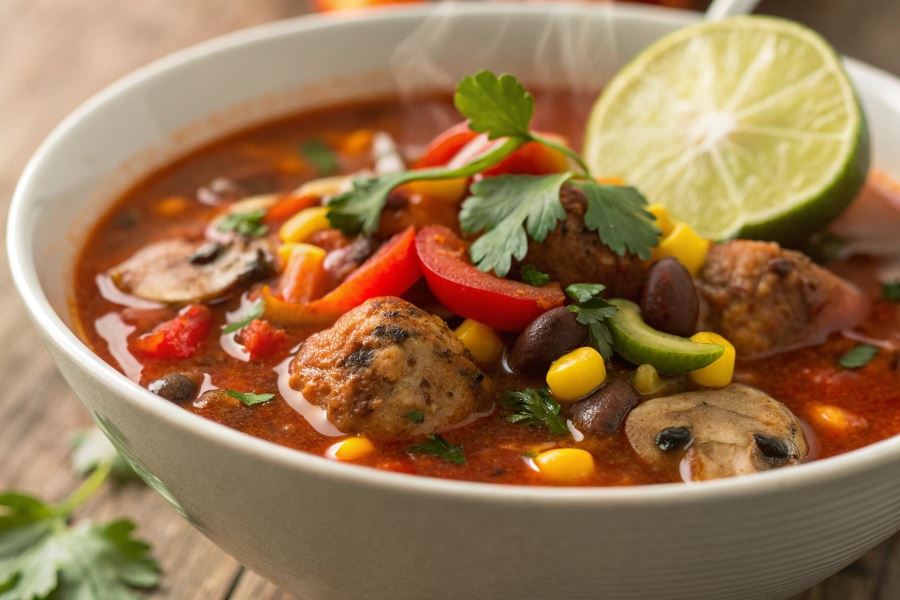 Pikantna zupa po meksykańsku