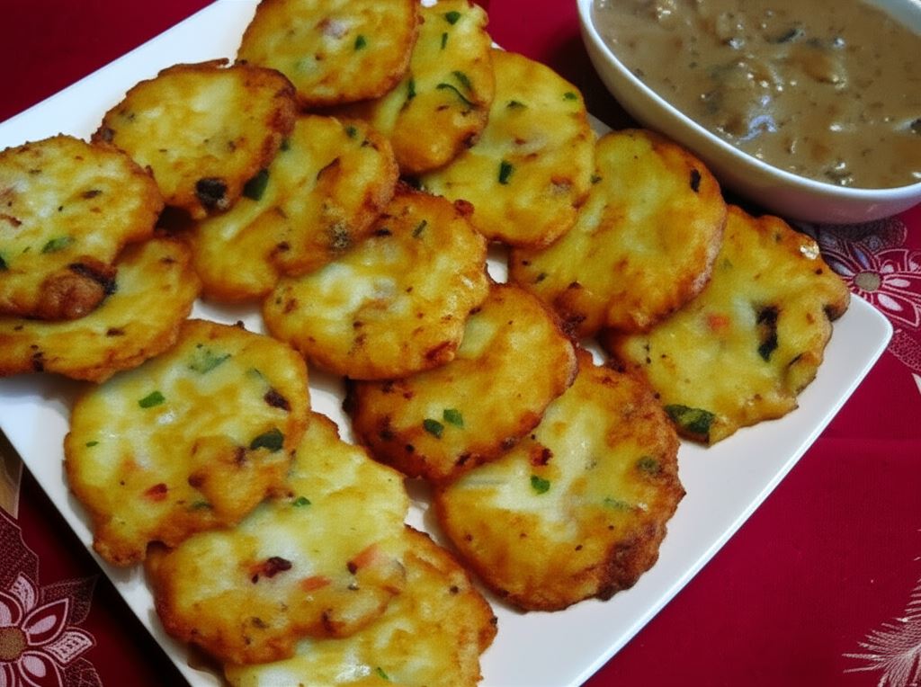 Placki kartoflane z boczkiem i pietruszką