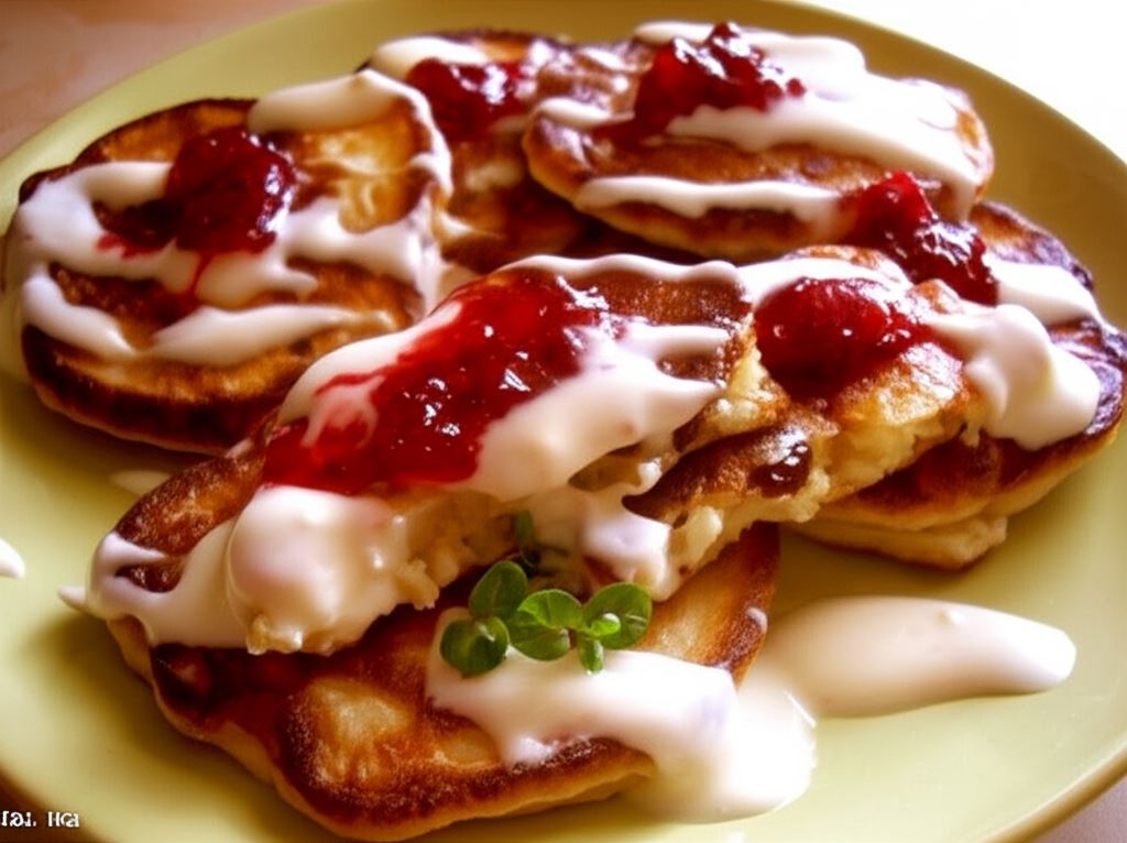 Placuszki z żurawiną