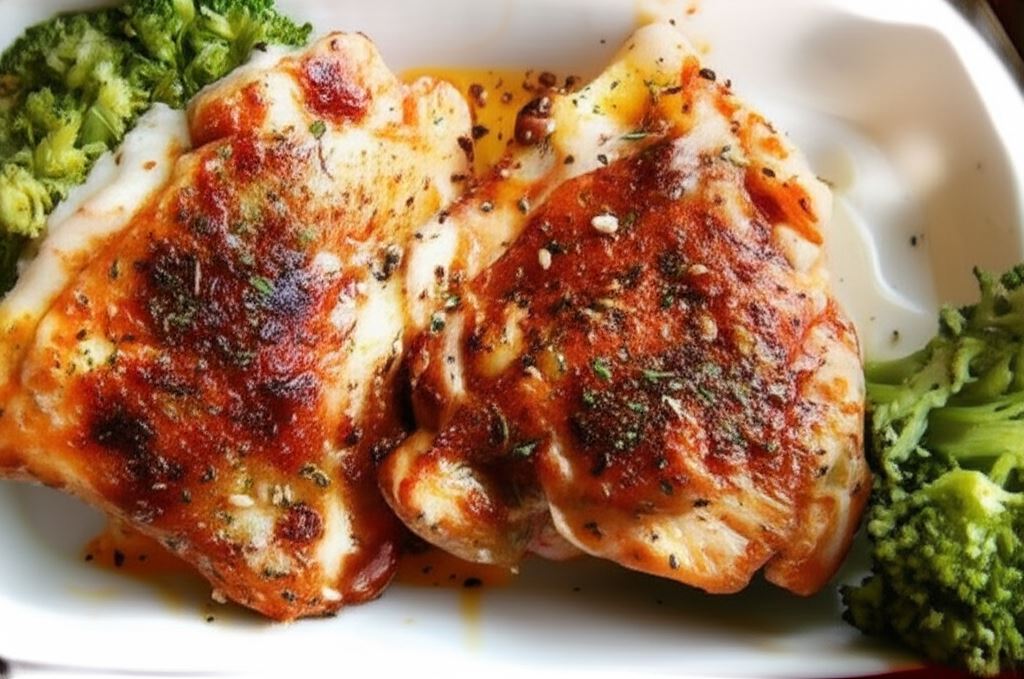 Podudzia kurczaczka z majerankiem