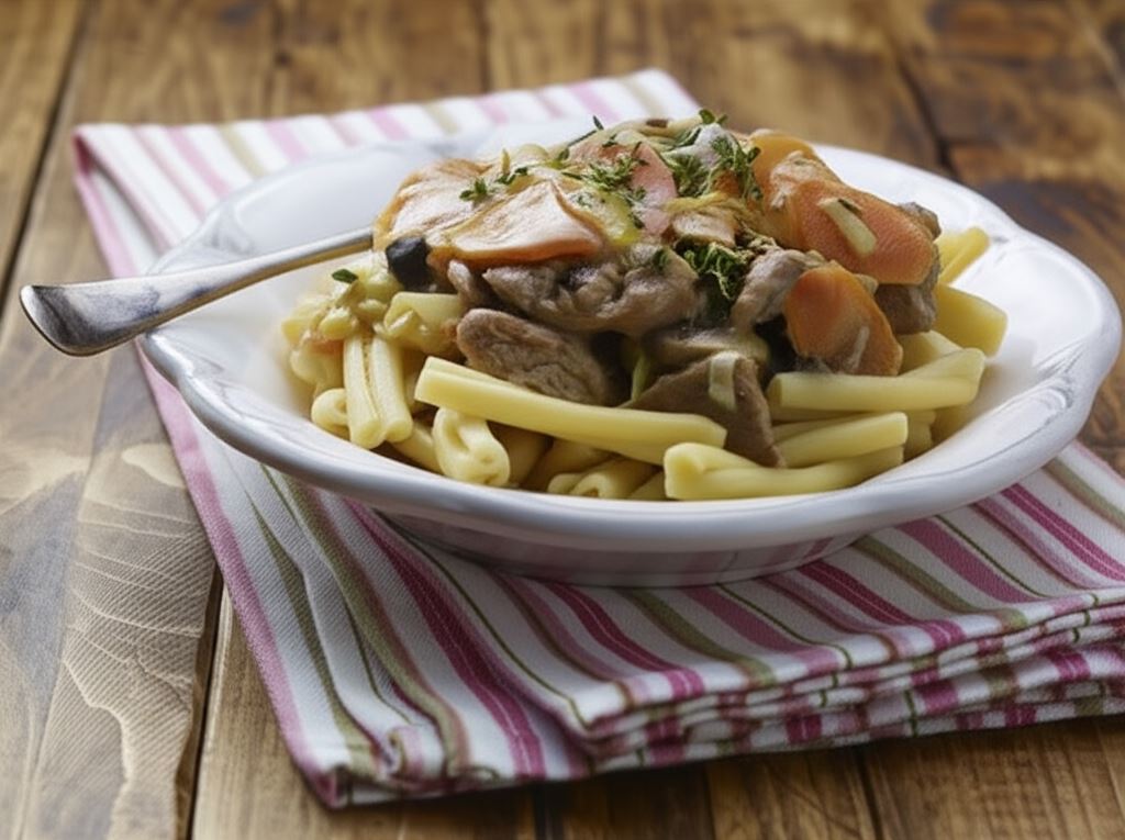 Polędwiczki w sosie pieczarkowym