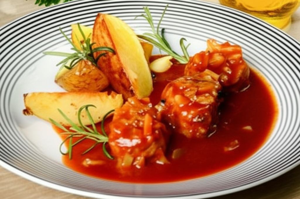 Polędwiczki wieprzowe duszone z octem balsamicznym i miodem