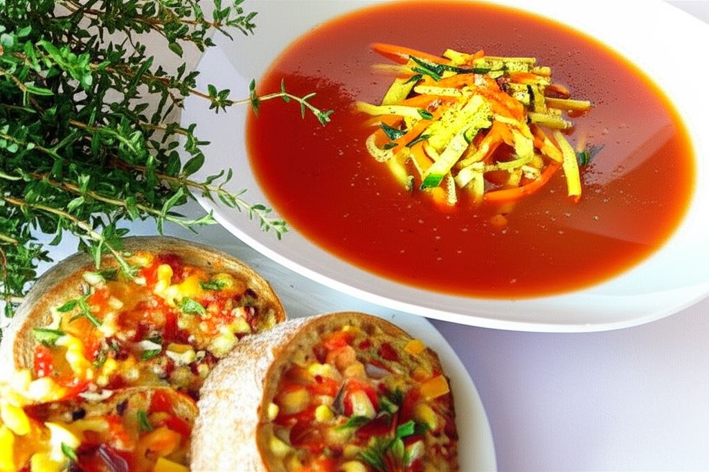 Pomidorowa czysta z warzywami
