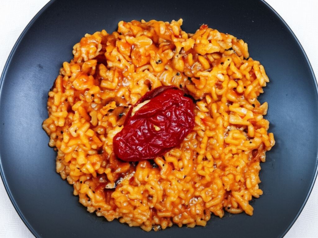 Pomidorowe risotto z kurczakiem