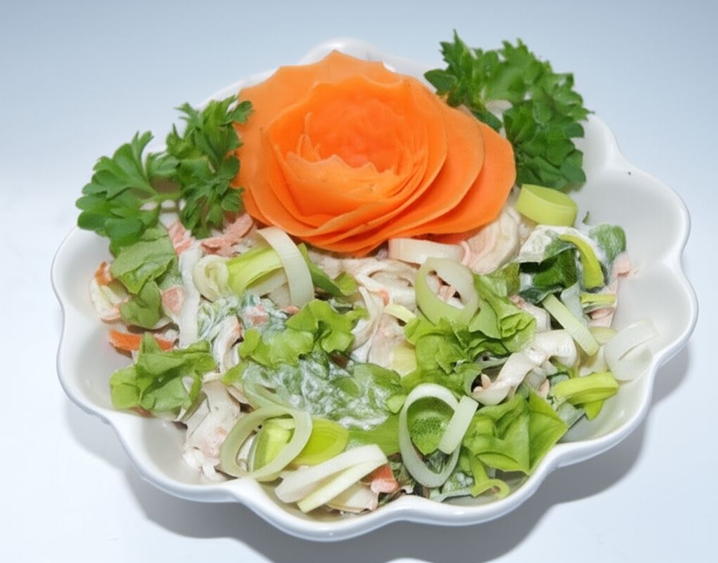 Por z dodatkami i śmietaną