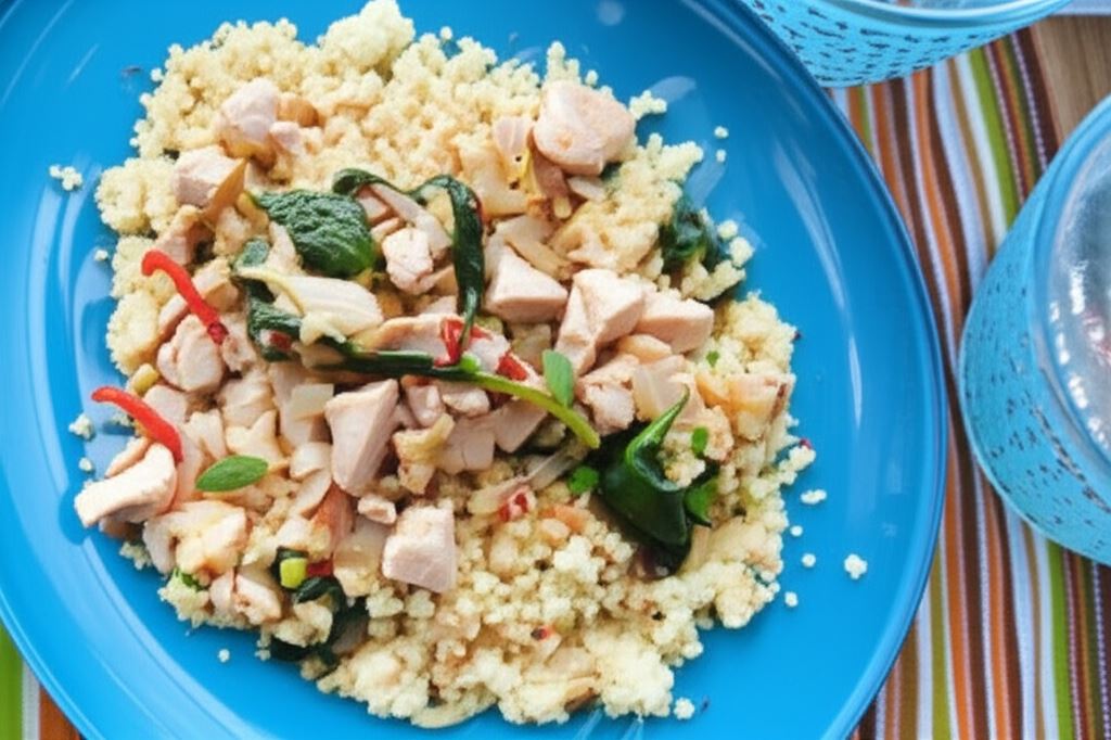 Potrawka z kurczaka na kuskusie