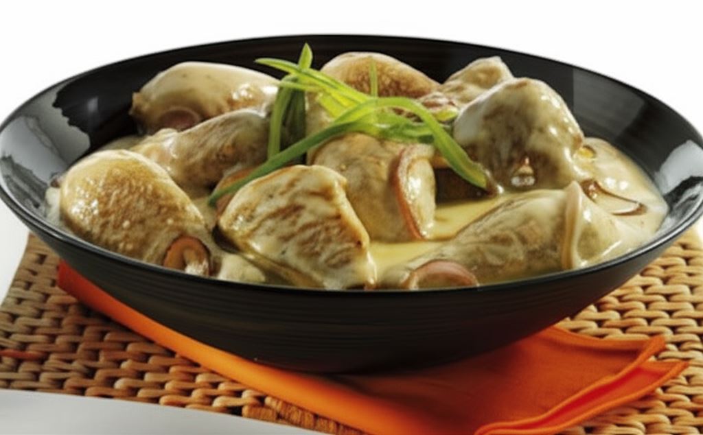 Miodowo-musztardowa potrawka z kurczaka