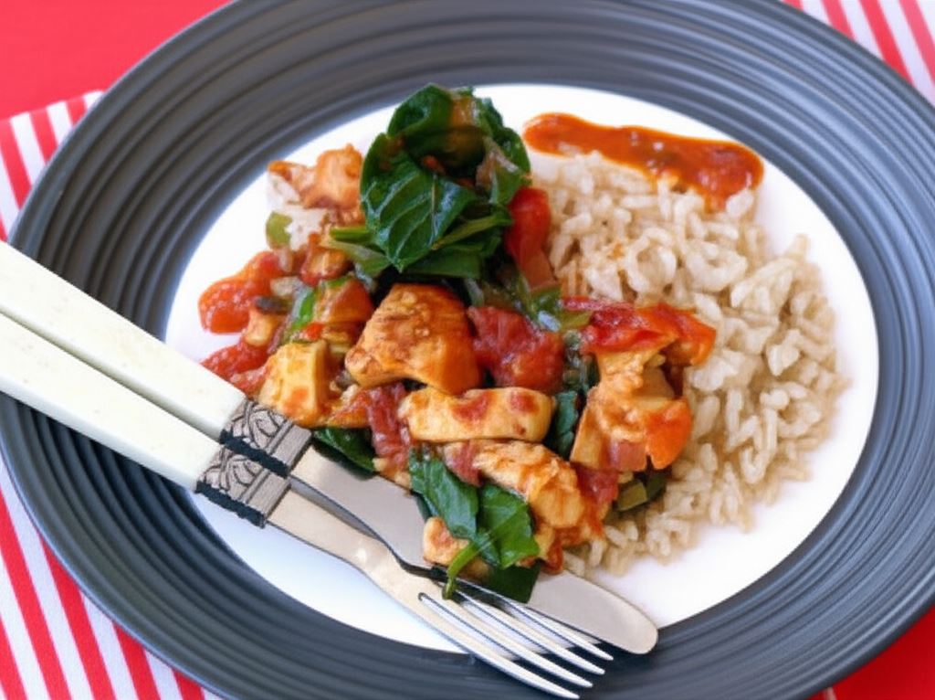 Potrawka z kurczaka z papryką