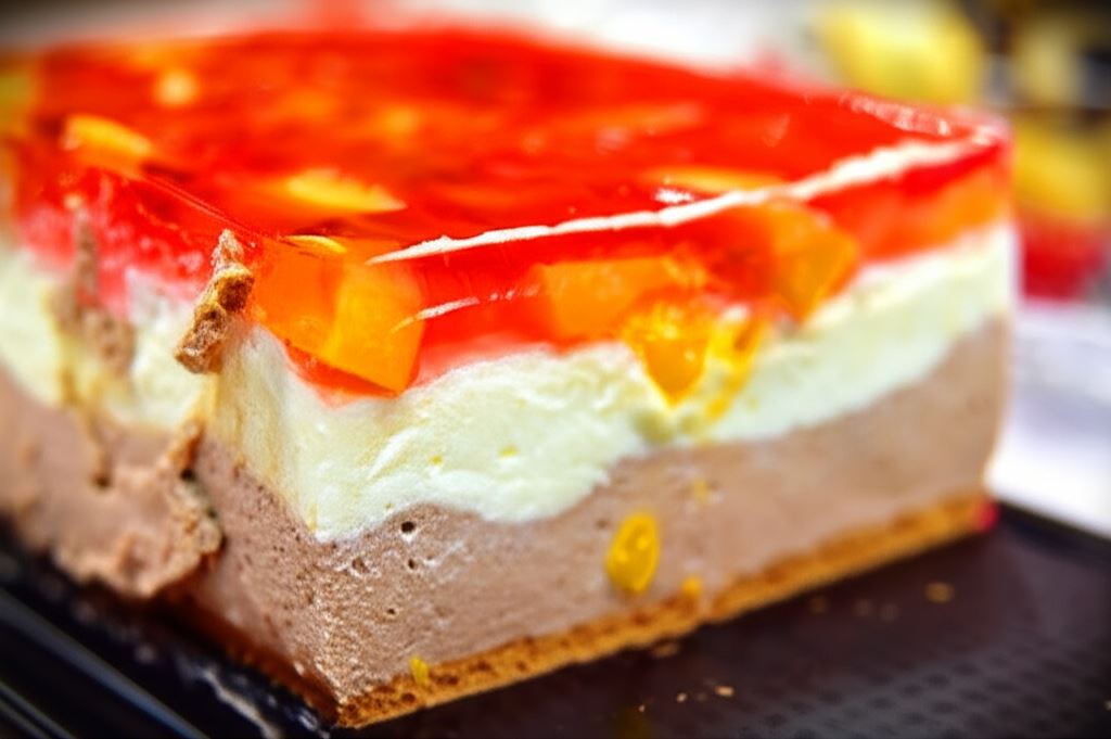 Dwusmakowy sernik na zimno