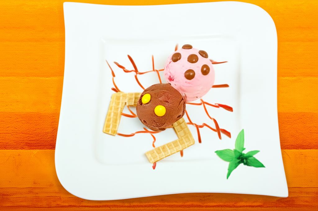 Pyszne lody truskawkowe