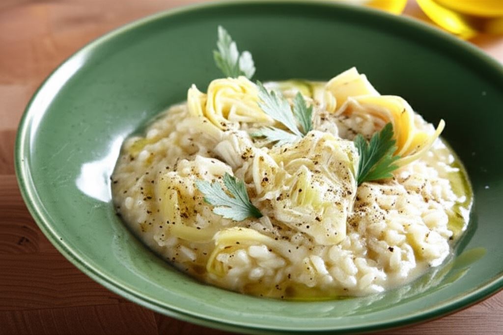 Risotto z karczochami