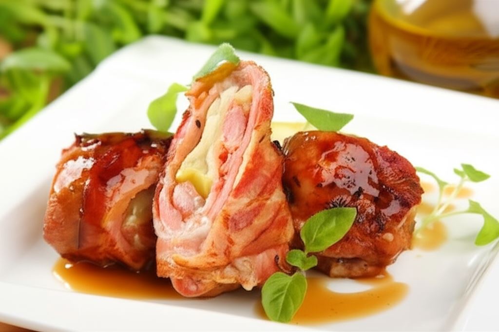 Roladki z karkówki z jabłkiem