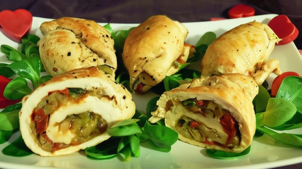 Roladki z kurczaka na włoską nutę