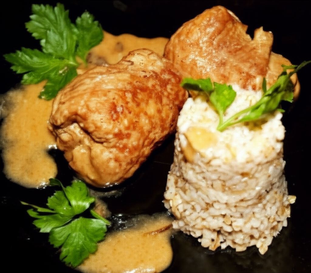 Rolady w sosie borowikowym