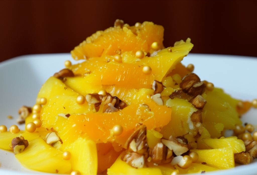 Rumowa sałatka orzechowa