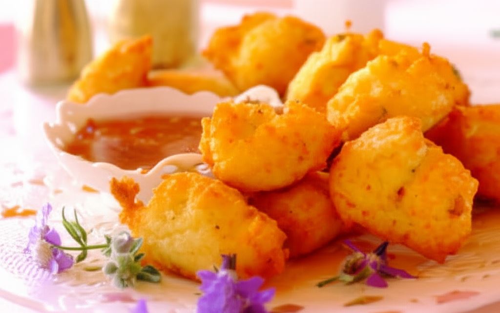 Rybne poduszeczki z sosem sweet chilli