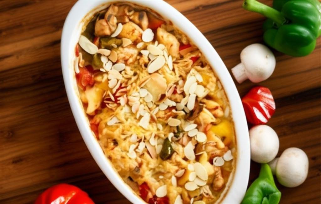 Ryż z migdałami i kurczakiem