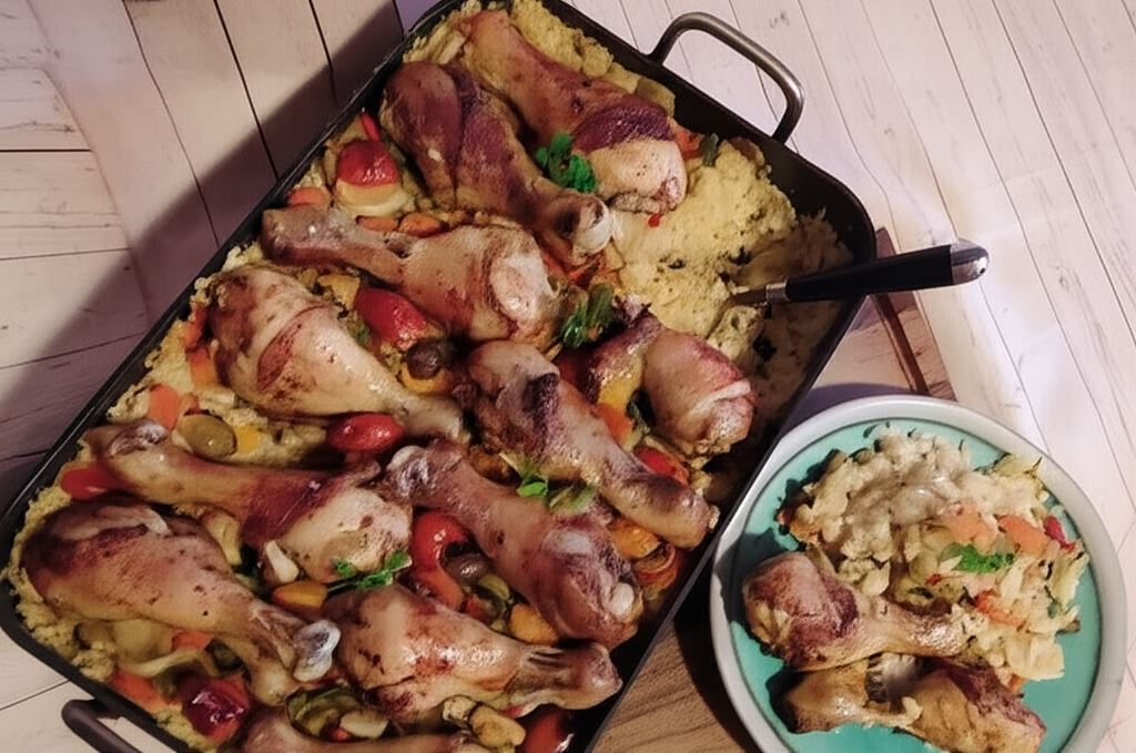 Ryż z warzywami i kurczakiem