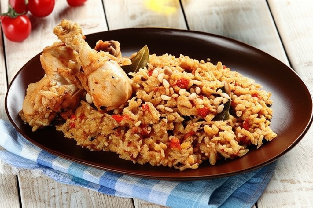 Ryż z warzywami i mięsem