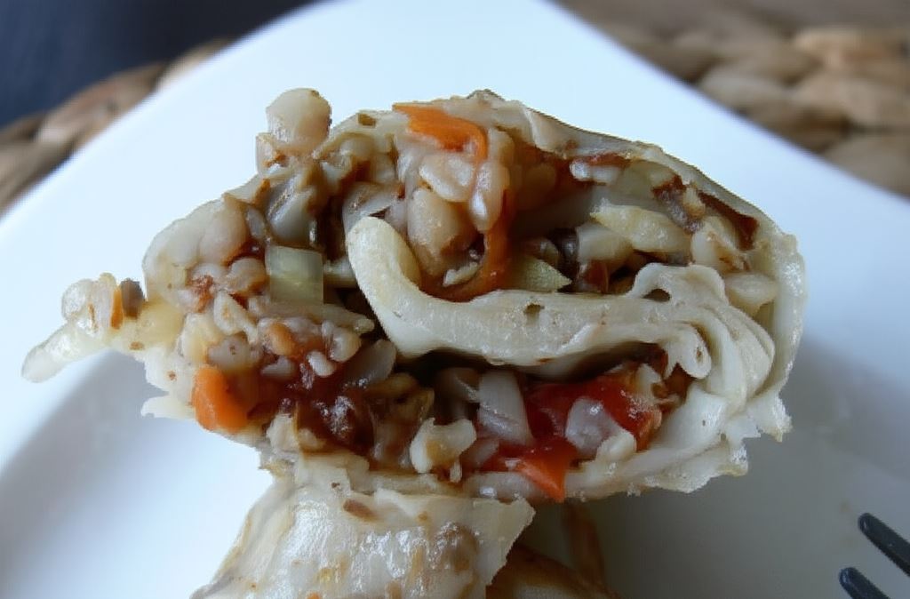 Sajgonki z kaszą gryczaną