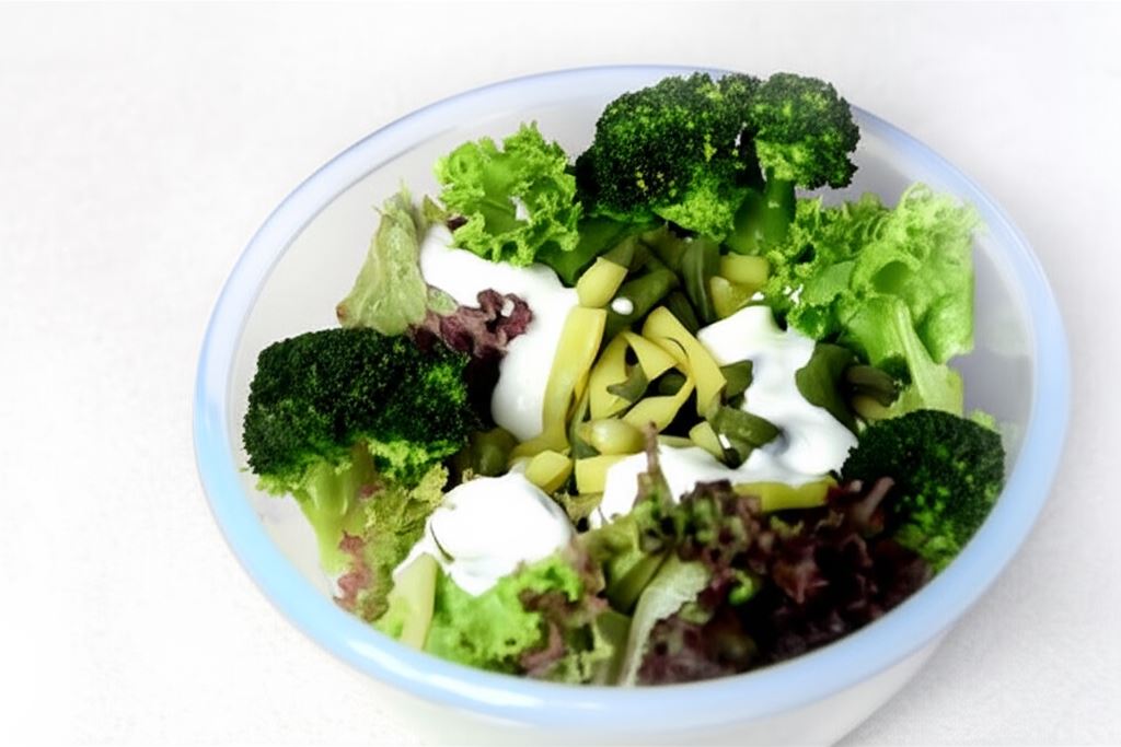 Sałatka brokułowo-fasolkowa