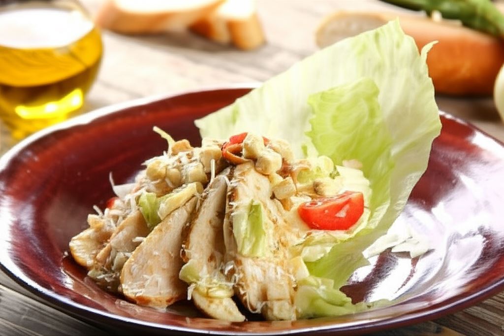 Sałatka Cezar z kurczakiem