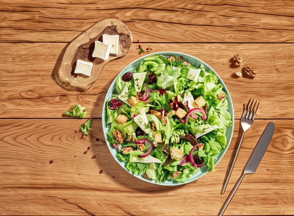 Sałatka francuska z serem brie