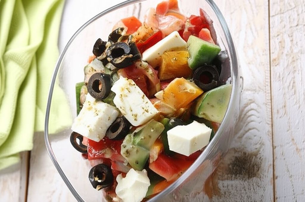 Sałatka grecka z jogurtem