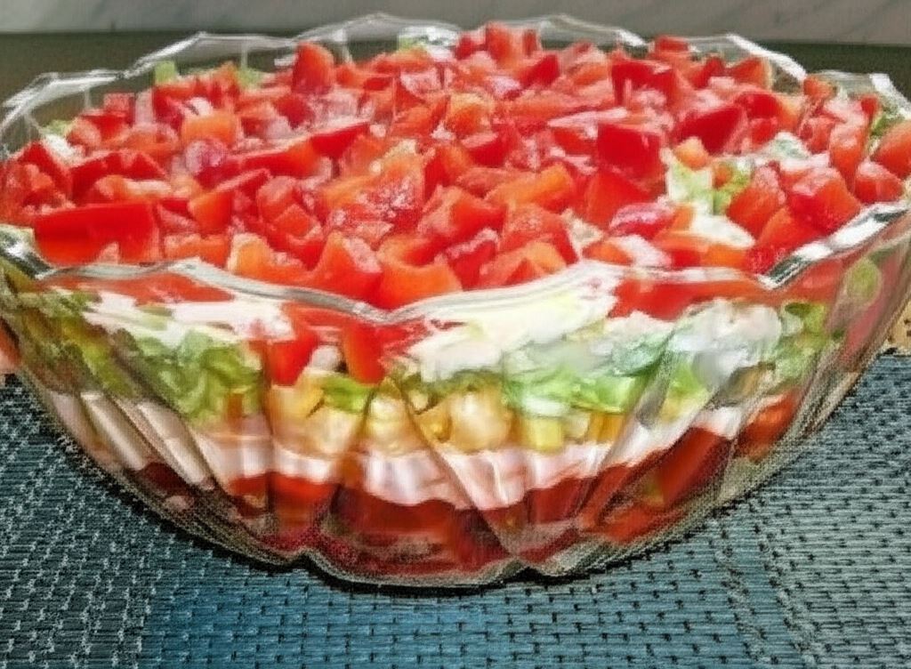 Sałatka gyros wegetariańska