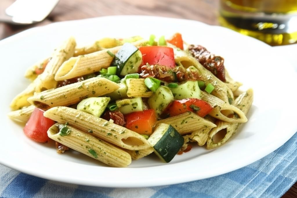 Sałatka makaronowa z warzywami