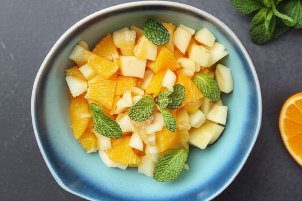 Sałatka owocowa z ananasem