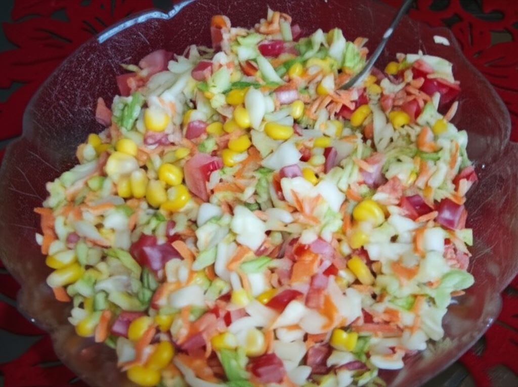 Sałatka wielowarzywna z majonezem