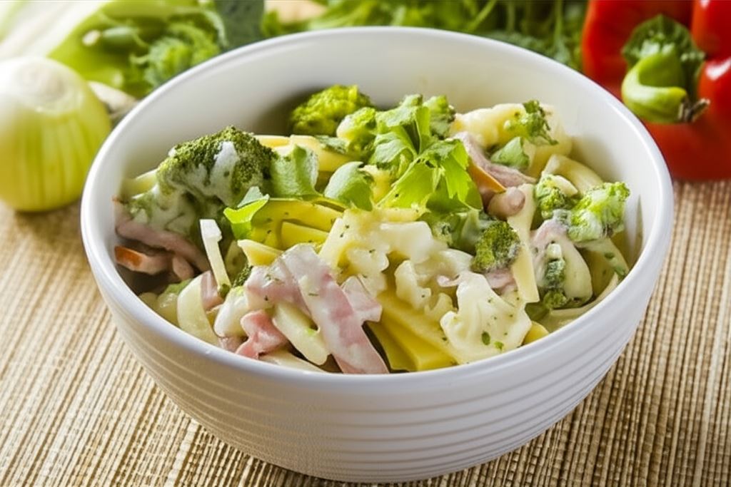 Sałatka z brokułów i kalafiora