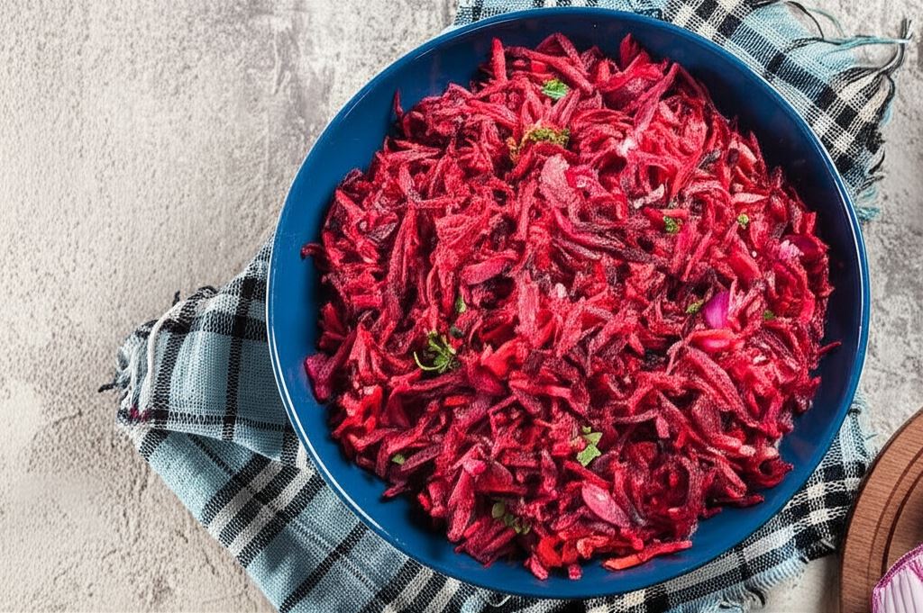 Sałatka z buraczków i marchewki