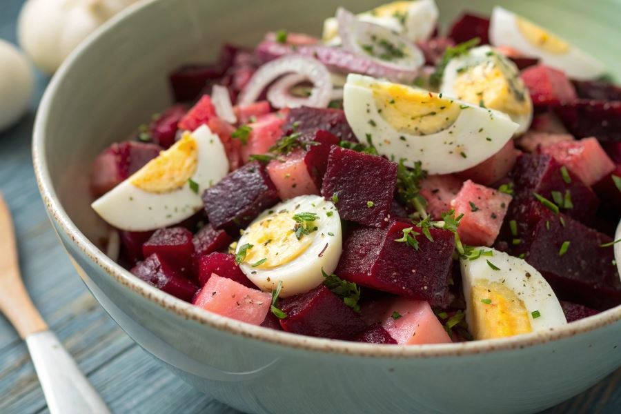 Sałatka z buraków ćwikłowych z zalewy octowej