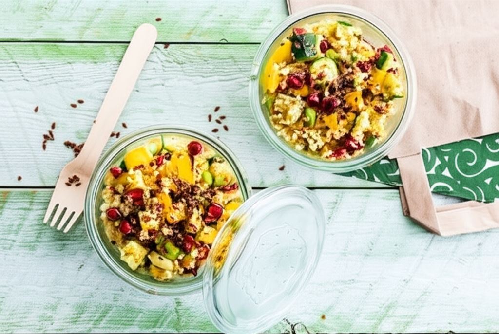 Sałatka z kaszy jaglanej „na wynos”