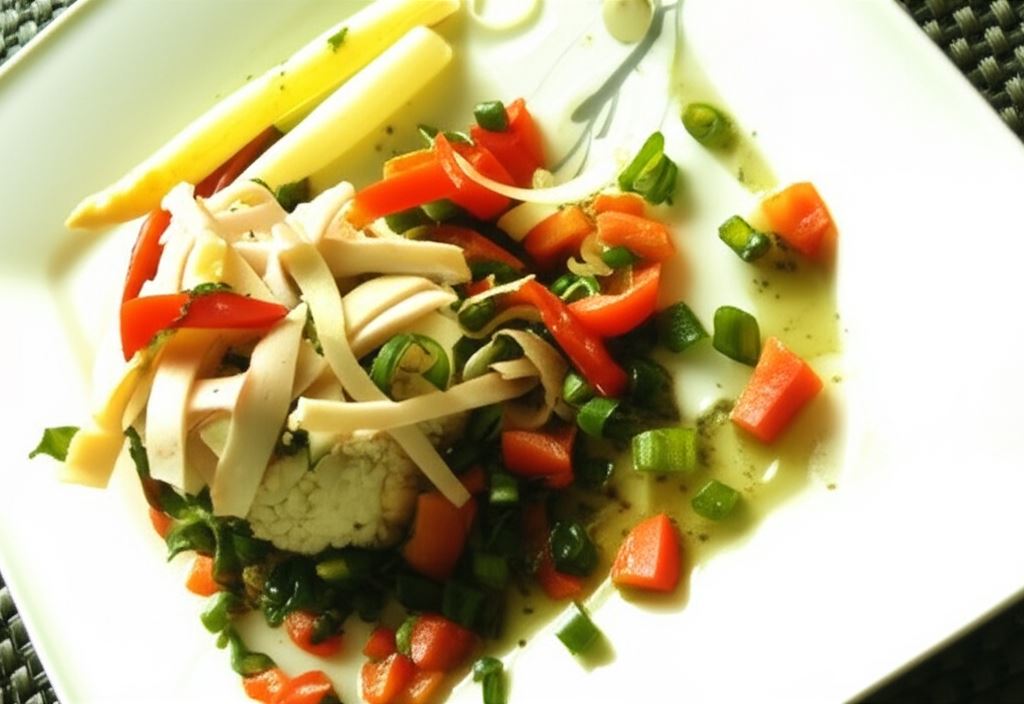 Sałatka z kaszy jaglanej