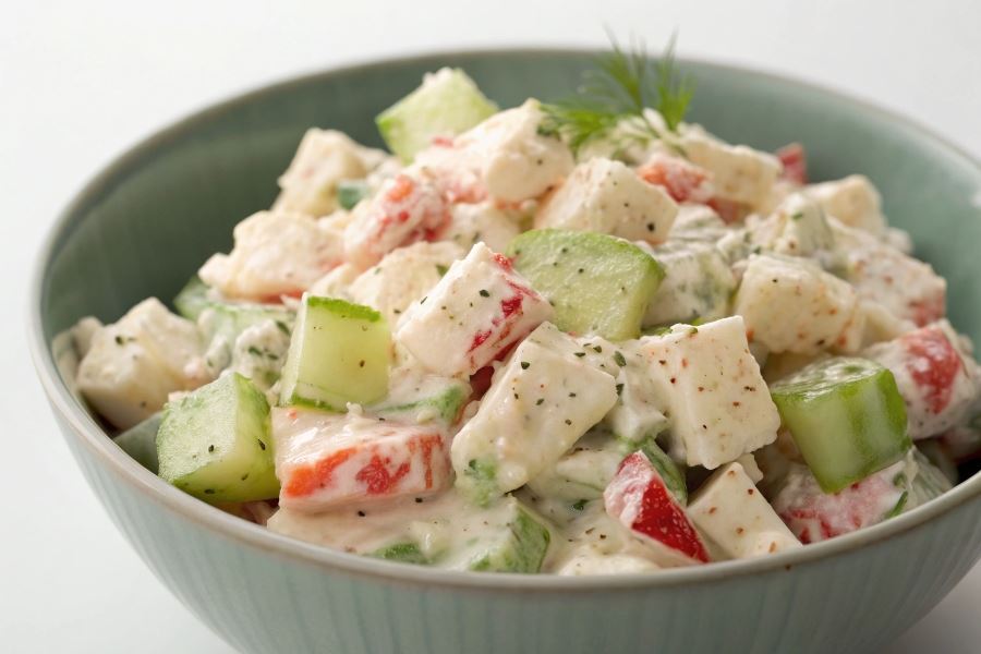 Sałatka z krabem