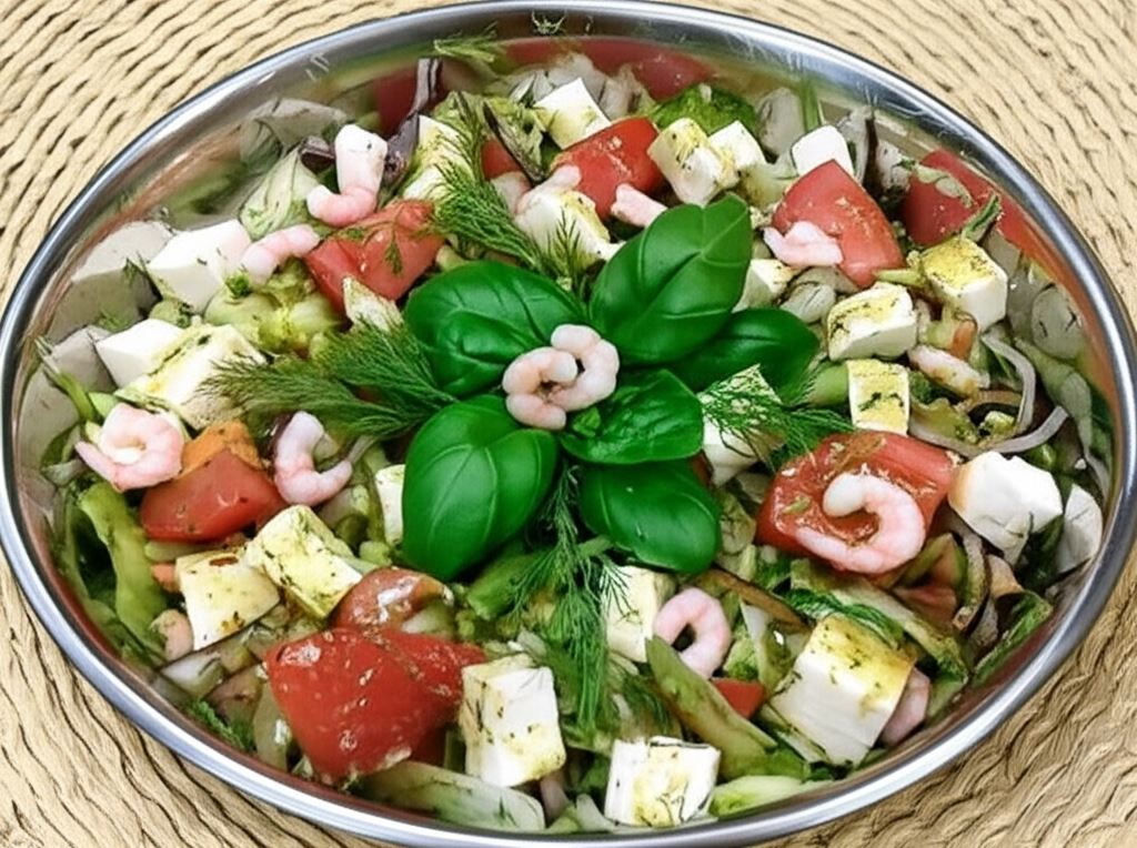 Sałatka z krewetkami