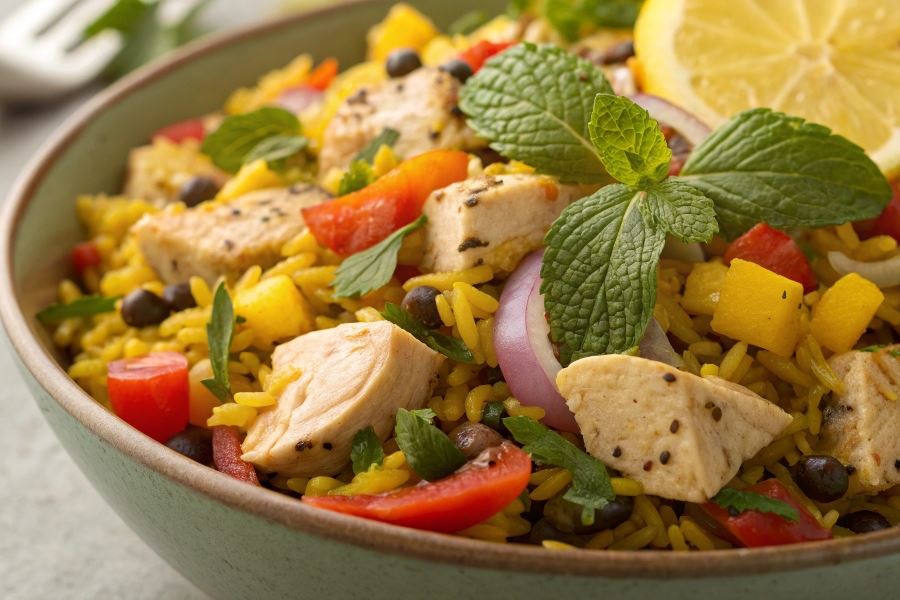 Sałatka z kurczakiem