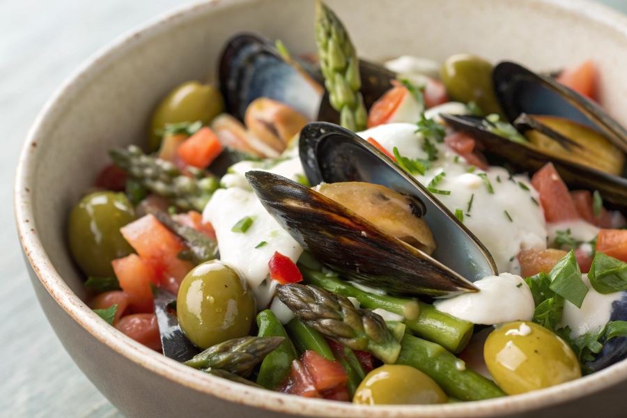 Sałatka z małżami