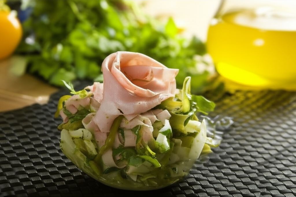 Sałatka z mortadelą