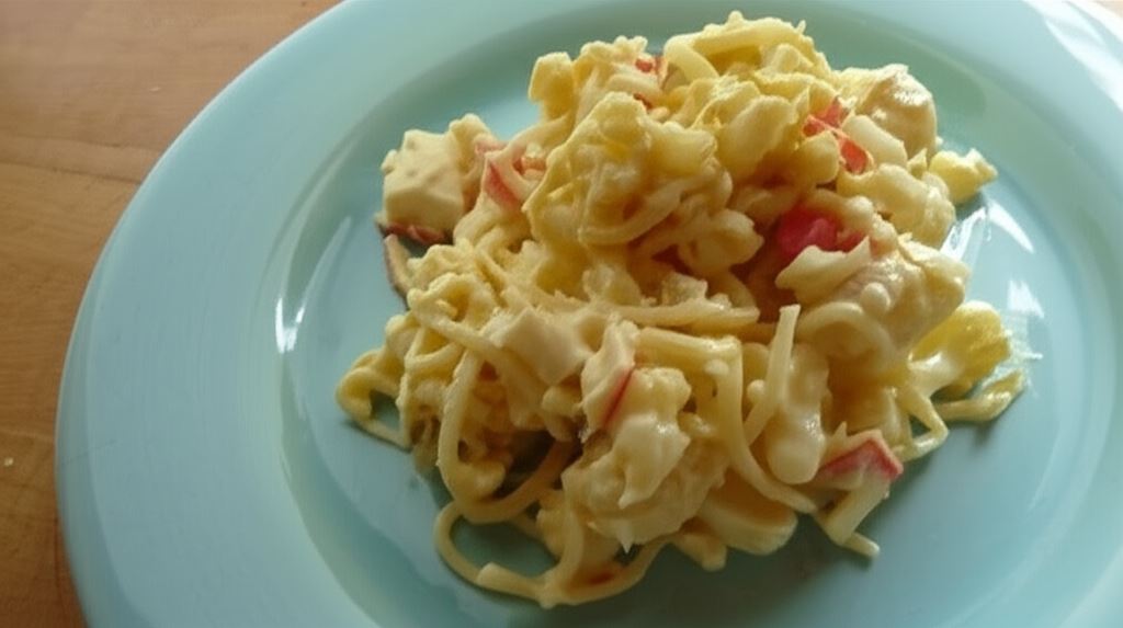 Sałatka z paluszkami surimi